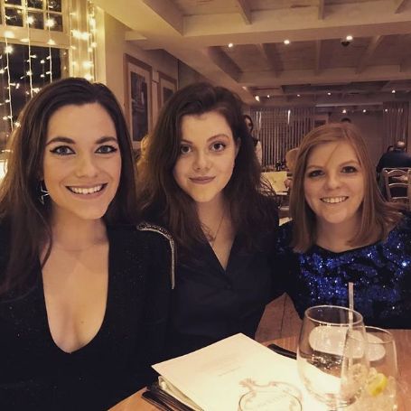 Rachael Henley with her sisters